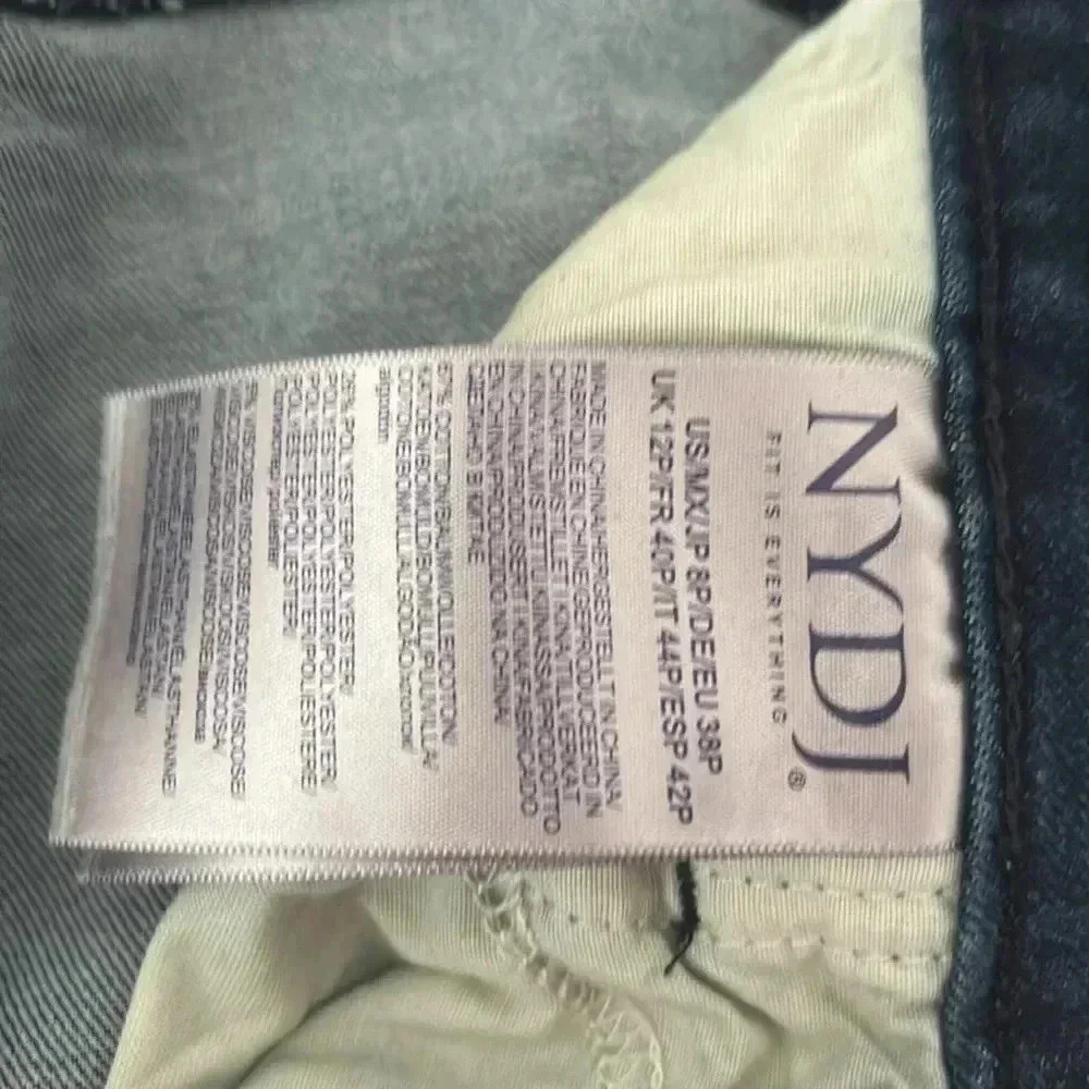 NYDJ Women's Straight Leg Jeans - Navy - Picture 10 of 10